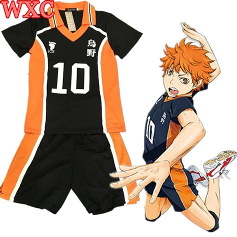 Haikyuu Hinata Syouyou Cosplay Karasuno High School Uniform Jersey