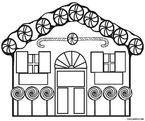 Amusing gingerbread house coloring pages houses in line. Printable Gingerbread House Coloring Pages - Coloring Home