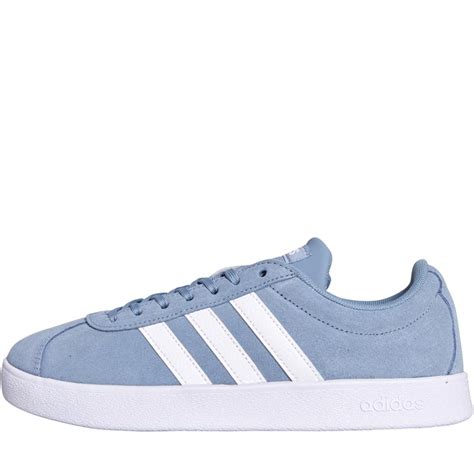 Buy Adidas Womens Vl Court 20 Trainers Tactile Bluefootwear White