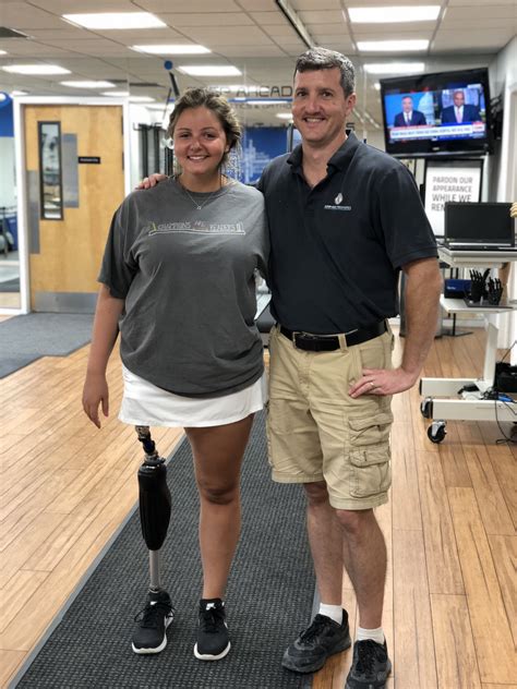 Haley A Hip Disarticulation Amputee Came In For A Quick Tune Up Before