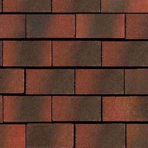 Old Paris Flat Clay Roof Tiles Texture Seamless 03555