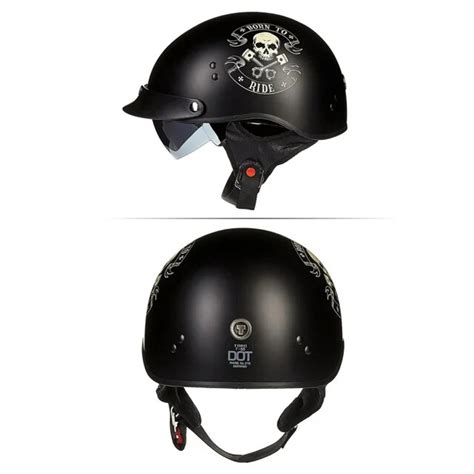 Buy Motorcycle Helmet Harley Retro Helmets Chopper