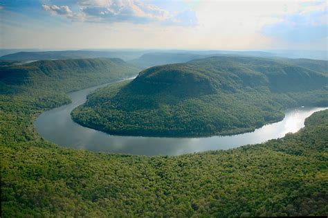Tennessee River Gorge Aerial Photo Chattanooga Tn Ron Lowery