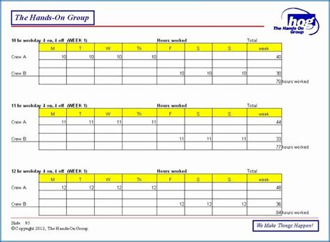 8 Hour Rotating Shift Schedule Excel Excel Templates