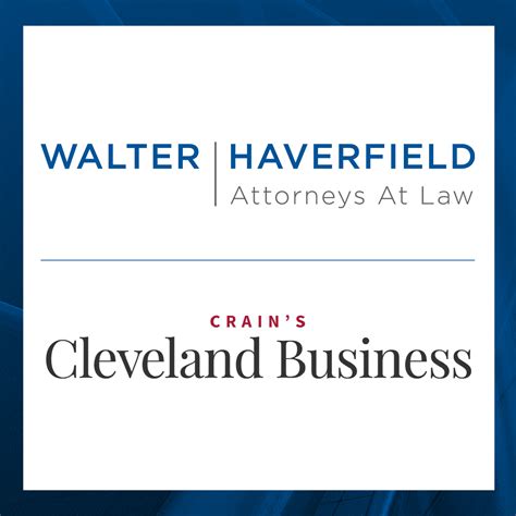 Walter Haverfield Inches Higher On The Crains Cleveland Business Law