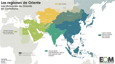 Así Se Divide El Mapa De Oriente Mapas De El Orden Mundial Eom