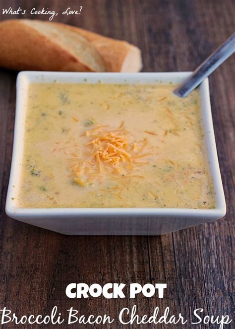 It is made by heating regular milk to remove about 60% of the water, creating a concentrated and slightly caramelized version of milk. Crock Pot Broccoli Bacon Cheddar Soup | Recipe | Food ...