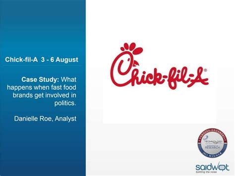 chick fil a corporate social responsibility plan ppt