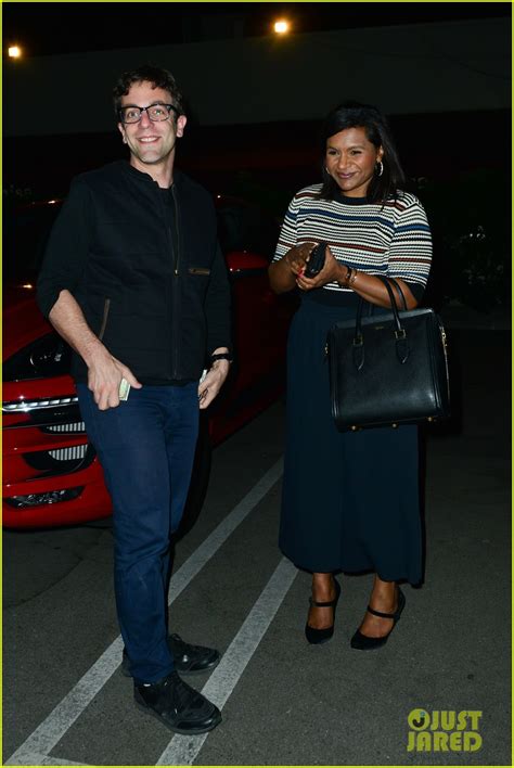 Mindy Kaling Bj Novak Grab Sushi Dinner Together Photo Bj