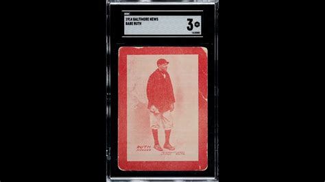 231205 rare expensive 1914 babe ruth rookie card to be displayed at museum in baltimore wsvn