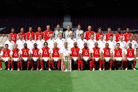 Arsene Wenger 20 Years Of Team Photos Mirror Online
