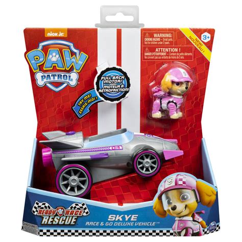 Paw Patrol Ready Race Rescue Skyes Race Go Deluxe Vehicle With Sounds
