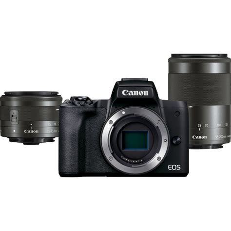 Buy Canon Eos M50 Mark Ii Mirrorless Camera Black Ef M 15 45mm F35