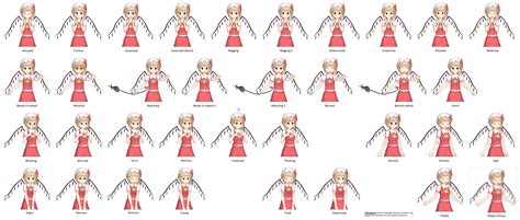 Scarlet Sprite Sheet By Cryoflaredraco On Deviantart