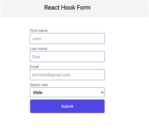 Forms And Validation In React Getting Started With React Hook Form