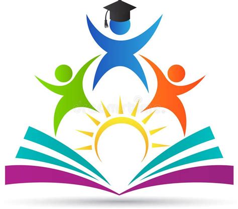 Photo About A Vector Drawing Represents Education Logo Design