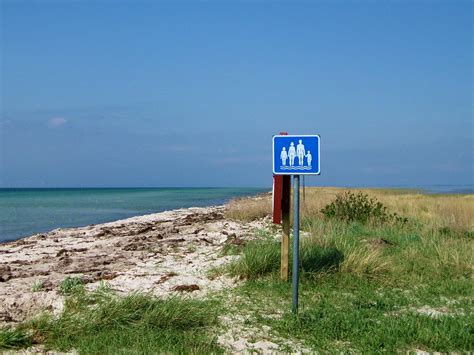 Svanrevet Nudist Beach Sign Sign At The Beginning Of Natur Flickr