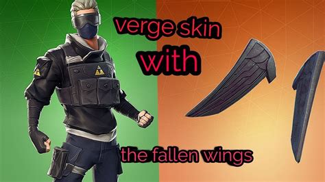 Fortnite Verge Skin Fallen Wings Youtube