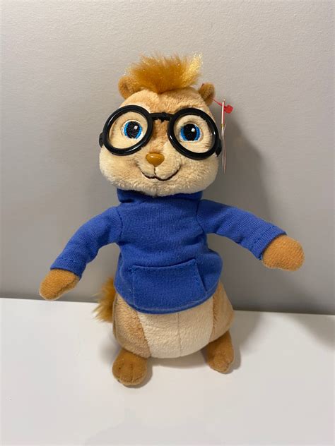 Soft Toys Theodore & Simon by Ty Toy Ty Alvin & The Chipmunks Beanie