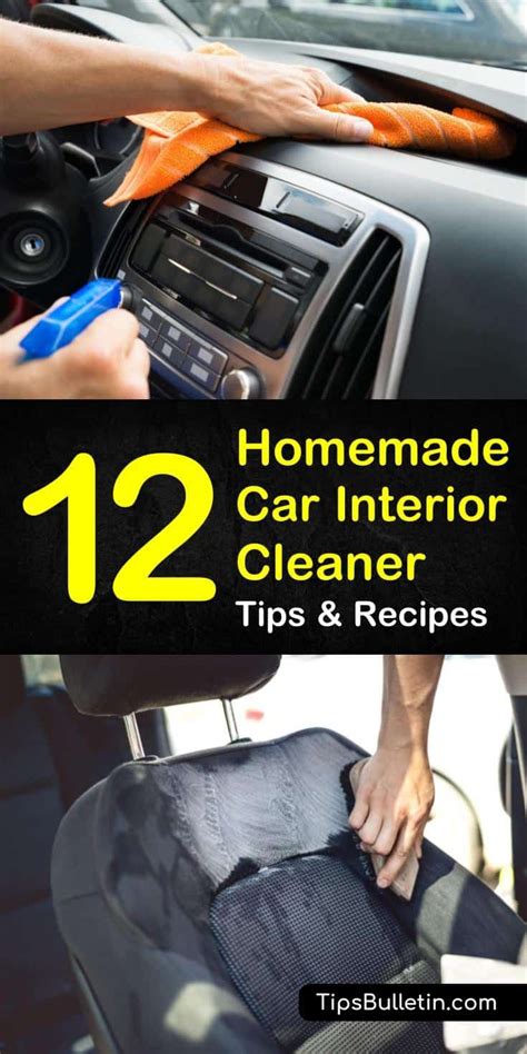 After careful consideration, the best upholstery cleaner certainly has to be the bissell spotclean portable cleaner. Homemade Car Interior Cleaner Recipes: 12 Tips for Cleaning... | Diy car cleaning, Car ...