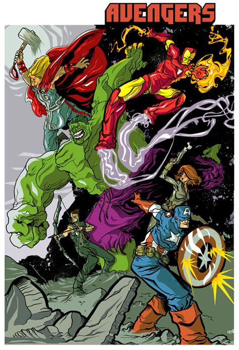 Avengers Colors By Stephgallaishob On Deviantart