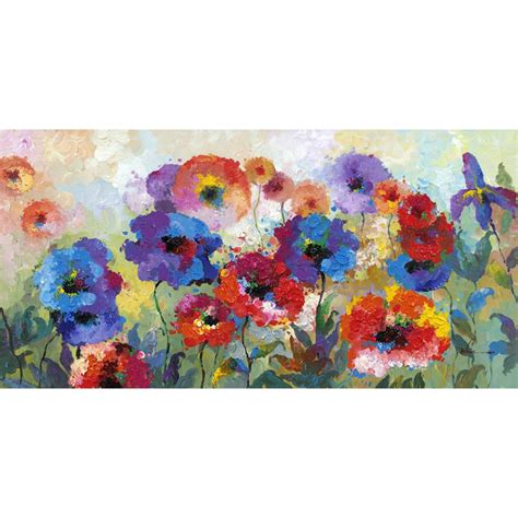 Shop home décor at sundance. Y Decor 31 in. x 63 in. "Flower Garden" Hand Painted ...