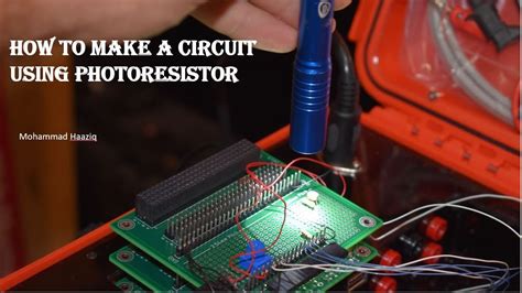 How To Create A Circuit Using Photoresistor Youtube