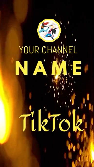 Copy Of Tik Tok Channel Background And Cover Postermywall
