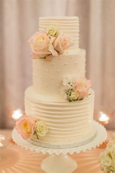 Buttercream Wedding Cake Decorating Ideas Wedding Cake Pinterest