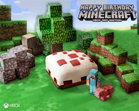 Minecraft Xbox 360 Celebrates Birthday