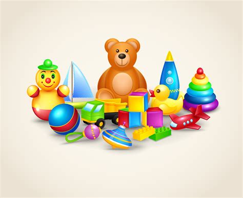 Kinder Spielzeug Zusammensetzung Download Kostenlos Vector Clipart