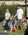 Chris Hemsworth and Elsa Pataky collect their kids from school as they ...