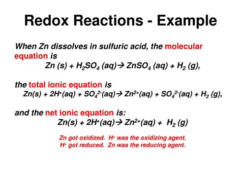Ppt Redox Reactions Powerpoint Presentation Free Download Id1951696