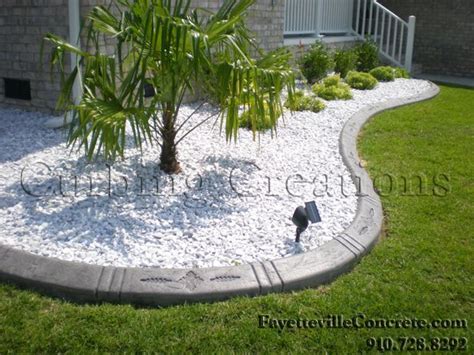 Front Yard White River Rock Landscaping White Landscaping Ideas