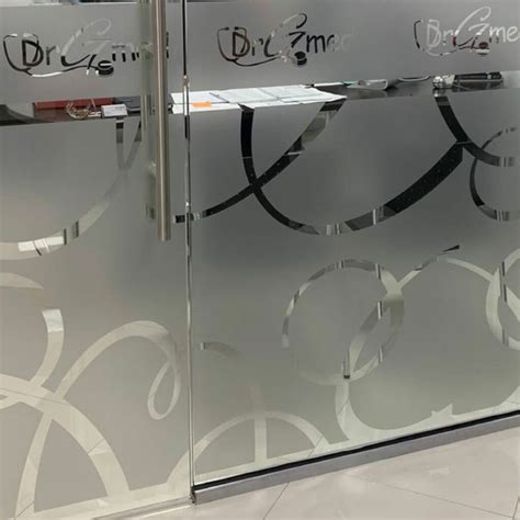 Custom Frosted Window Decals And Lettering Screaming Color