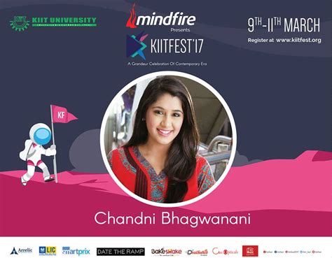 Kiitfest Is Honored By The Presence Of Ms Chandni Bhagwanani Aap