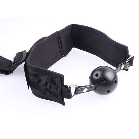 leather bondage restraints belt adult sexy game toys hand cuffs with mouth ball buy leather