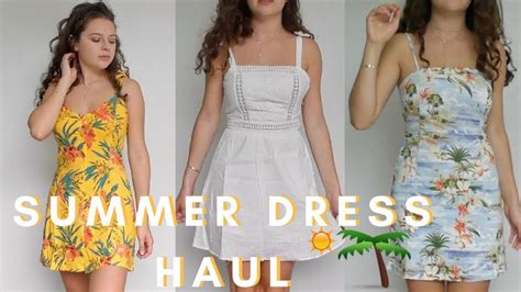 Summer Dress Try On Haul 2018 Forever21 Youtube