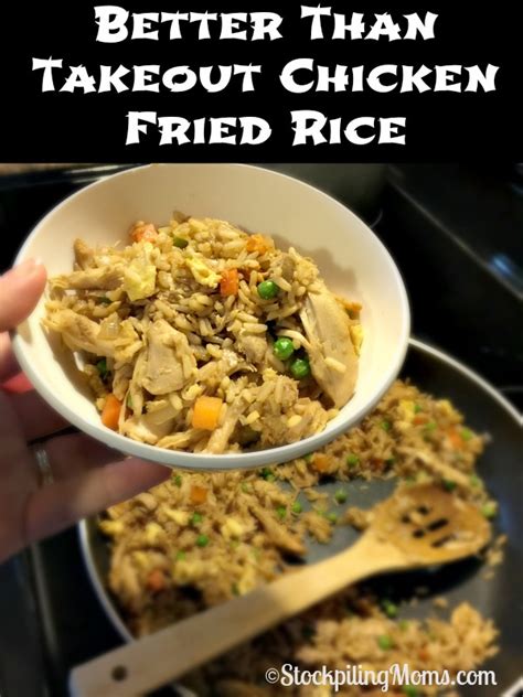Allow to cook until tender. Better Than Takeout Chicken Fried Rice