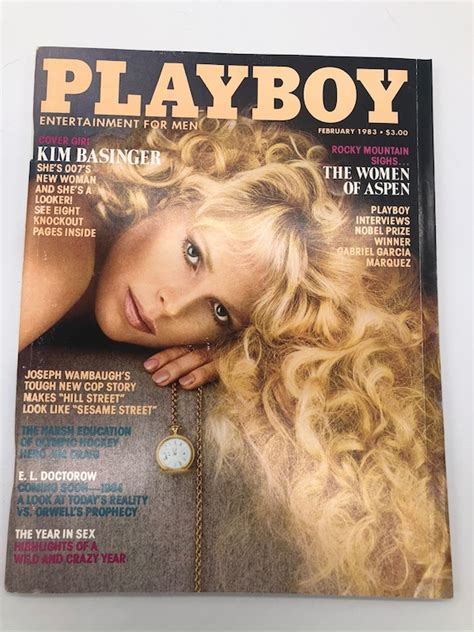 Playboy Magazine Kim Basinger February 1983 Etsy