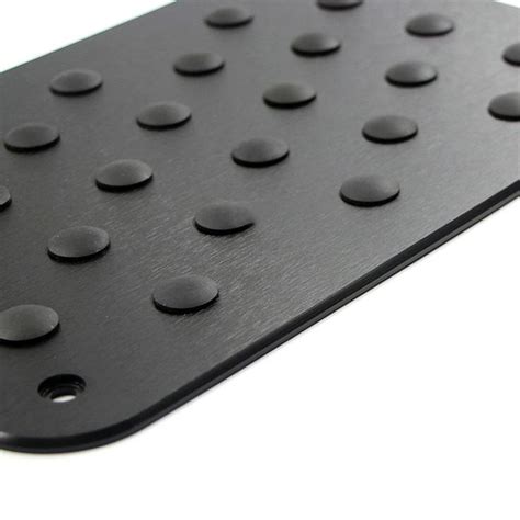 Pinalloy Universal Car Auto Aluminum Floor Carpet Mat Pad Plate Pedal