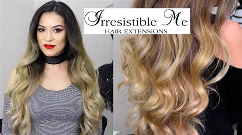 Irresistible Me Clip In Hair Extensions Review And Demo Youtube