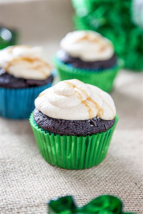 Guinness Cupcakes With Baileys Buttercream Baking Beauty