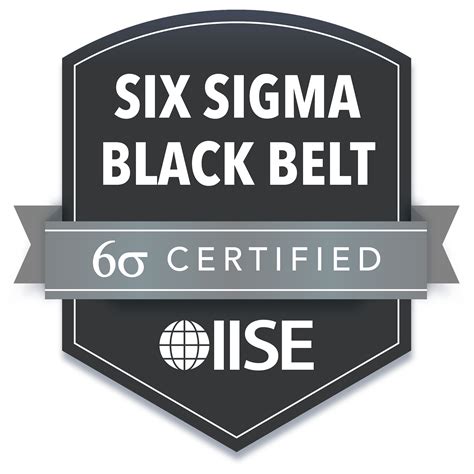 Six Sigma Black Belt Credly