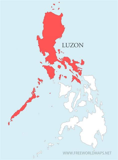 Map Of The Philippines Luzon The World Map Images And Photos Finder