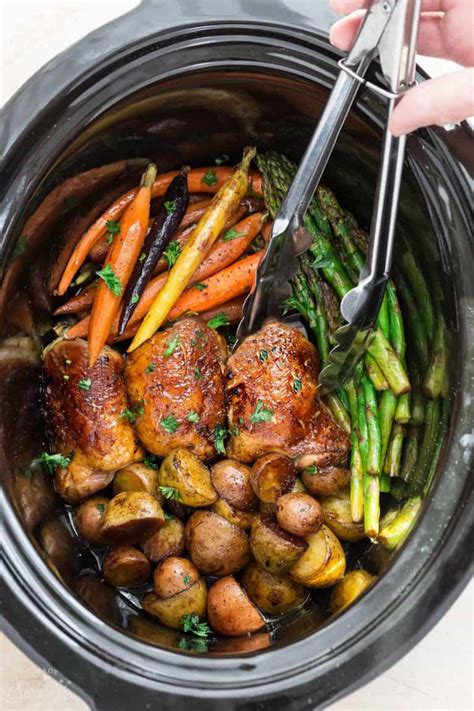 Slow Cooker Autumn Harvest Chicken And Vegetables Photo Recipe 11