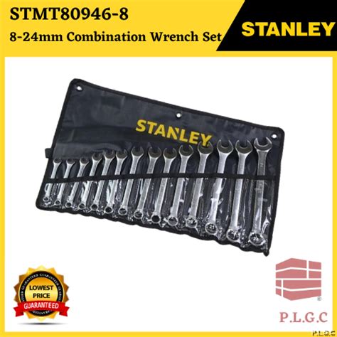 Stanley Stmt 80946 8 Combination Wrench Set 8 24mm 14 Pcs