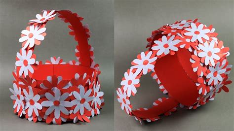 Diy Paper Basket How To Make Easy Paper Basket Easy Paper Crafts