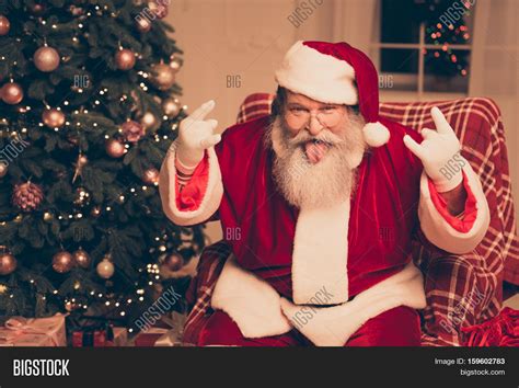 Party Cool Santa Image And Photo Free Trial Bigstock