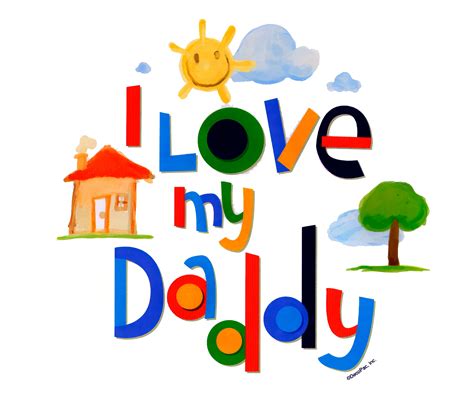 I Love My Daddy ~ Edible 2d Fondant Birthday Cakecupcake Topper ~ D21782